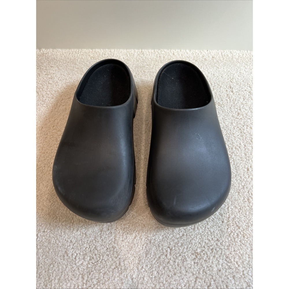 Birkenstock Super Birki 2.0 Black Polyurethane Clogs Size 37 Gardener Chef